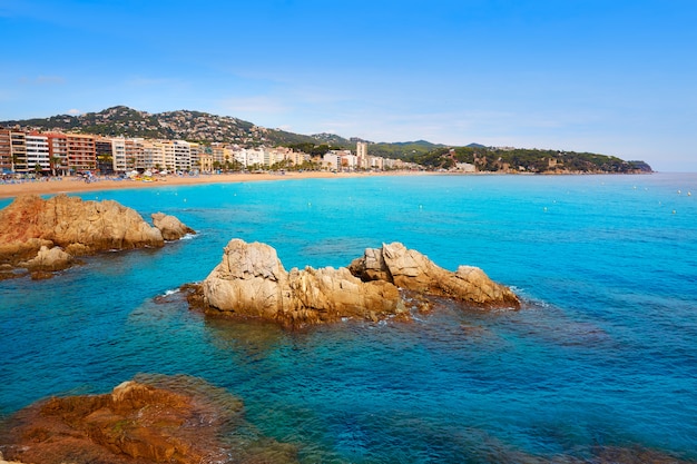 Costa Brava beach Lloret de Mar Catalonia Spain