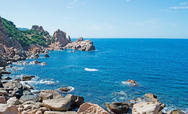 Costa Paradiso shoreline on a clear day