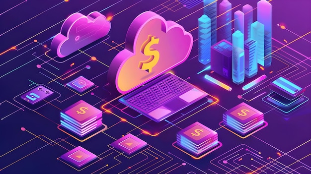 Photo costeffectiveness of cloud computing costeffectiveness of cloud computing with a picture illustra