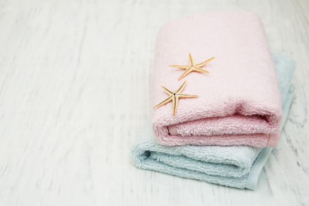 Cotton bath towels