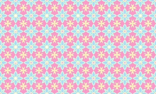 Cotton Candy Dreams Geometric Shapes Seamless Pattern for Wallpaper Background