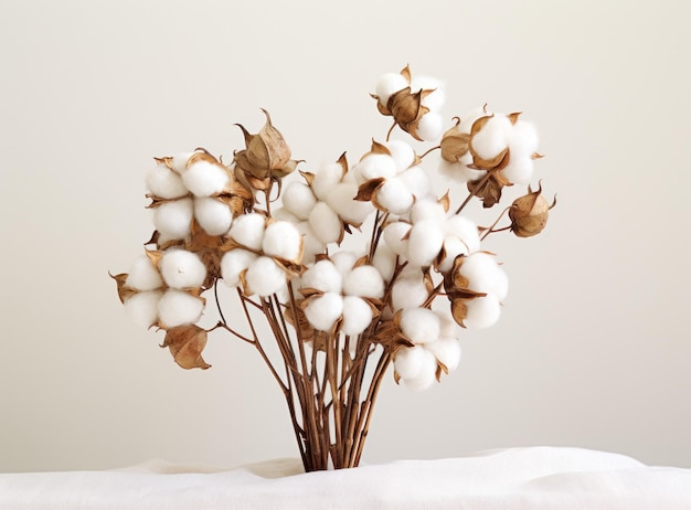 Cotton flowers