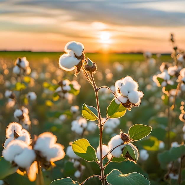 Cotton Plant Growth and Hand Guidance