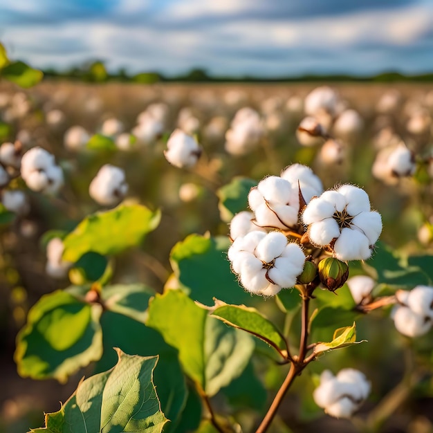 Cotton Plant Photography Close Up