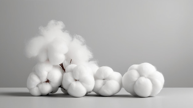 Photo cotton wool background