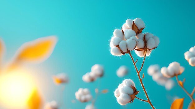 Photo a cottonthemed art installation celebrating world cotton day