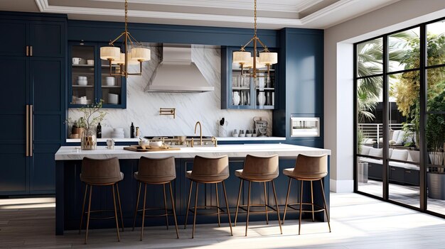 countertops navy blue home decor