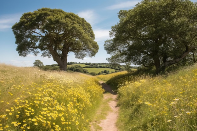 Country Fields Landscape