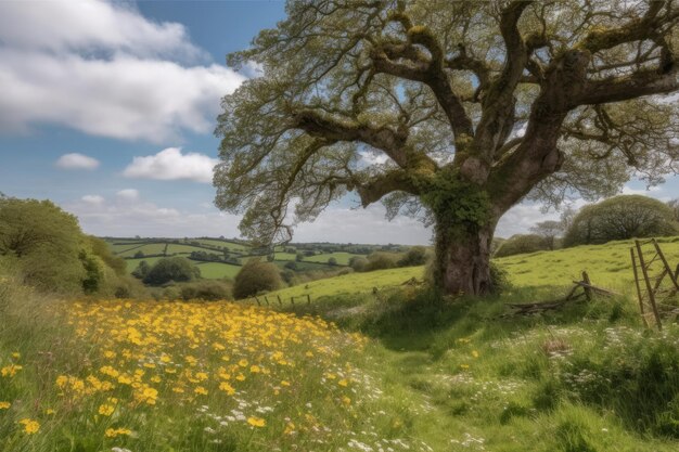 Country Fields Landscape