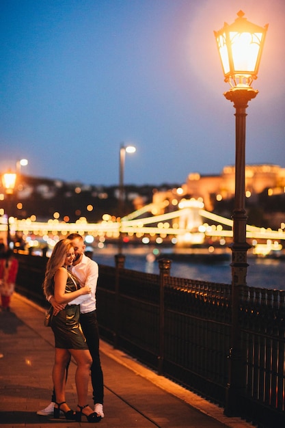 Couple in Budapest