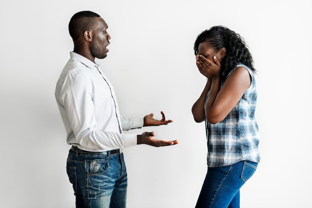 Couple having an argument