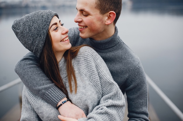 Couple near water