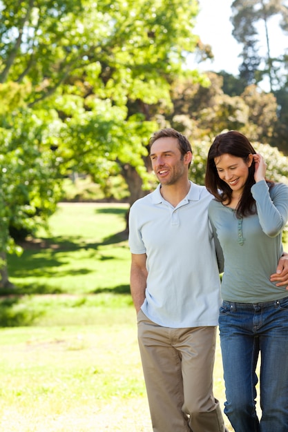 Couple in the park