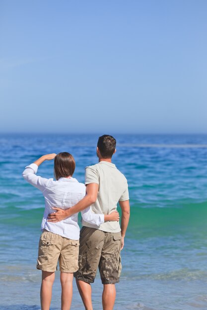 Couple in the sea