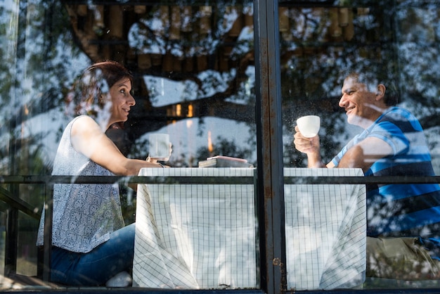 Couple spending time together