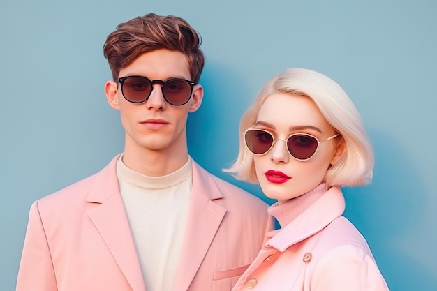 couple in sunglasses