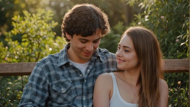 Couple with obscured faces having a moment