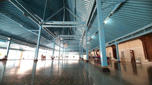 The courtyard of the great mosque of Surakarta