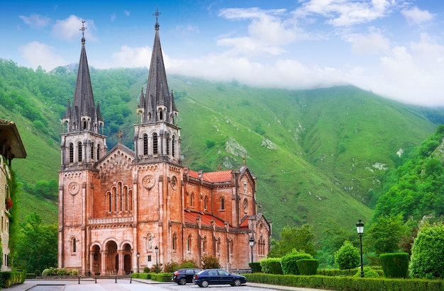 Covadonga Catholic sanctuary Basilica Asturias