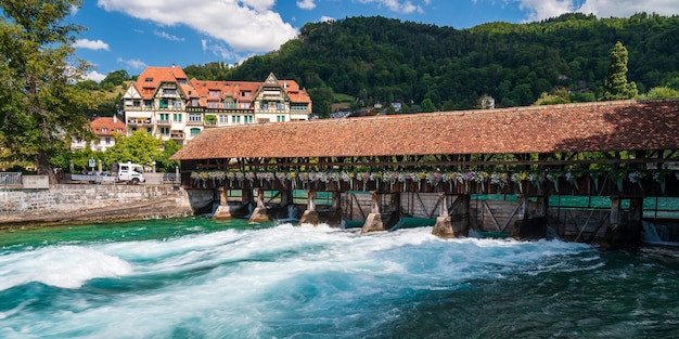 Covered Bridge in Thun