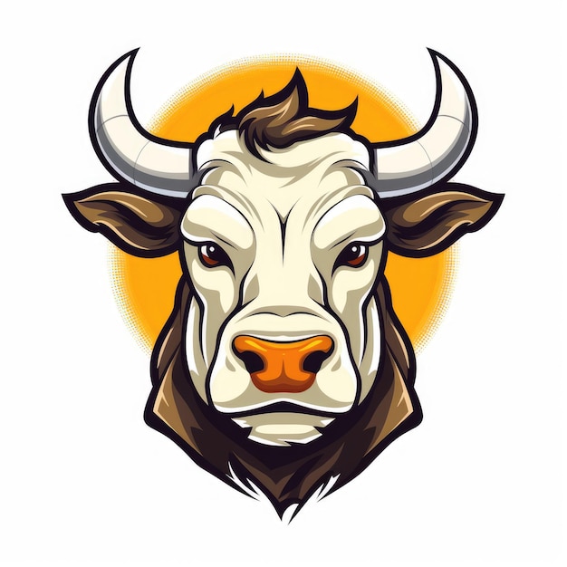 Cow mascot AI generated Image