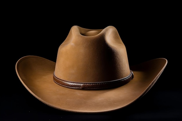 Cowboy Hat Isolated on White Background Generative AI