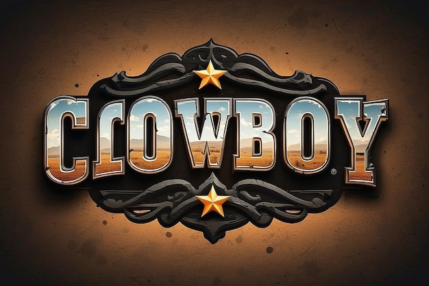 Cowboy Text Effect