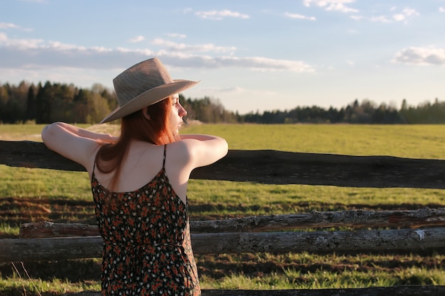 Cowgirl hat nature