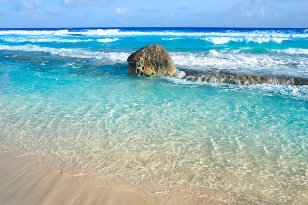 Cozumel island beach Riviera Maya Mexico