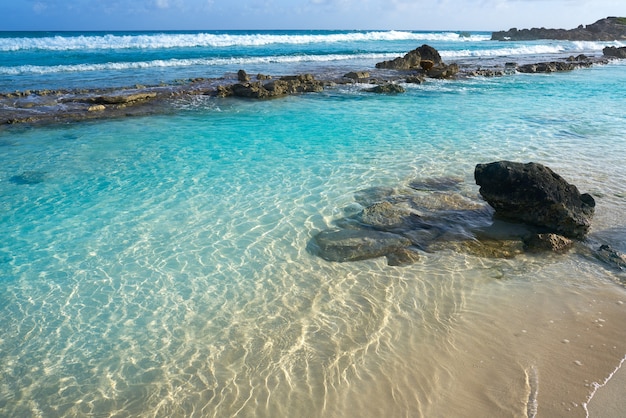 Cozumel island beach Riviera Maya Mexico