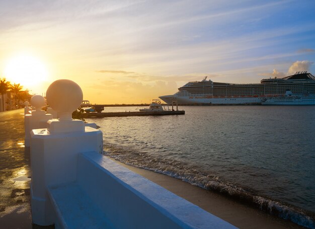 Cozumel island in Riviera Maya of Mexico