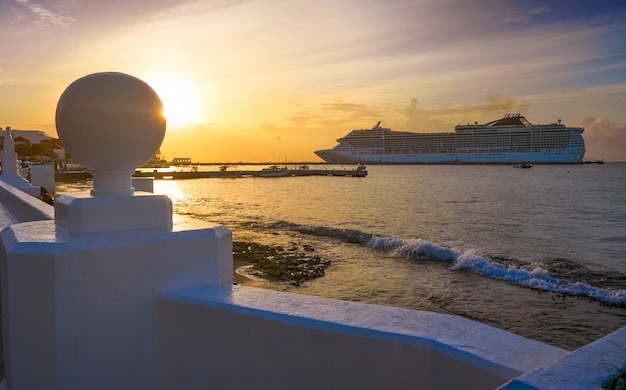 Cozumel island in Riviera Maya of Mexico