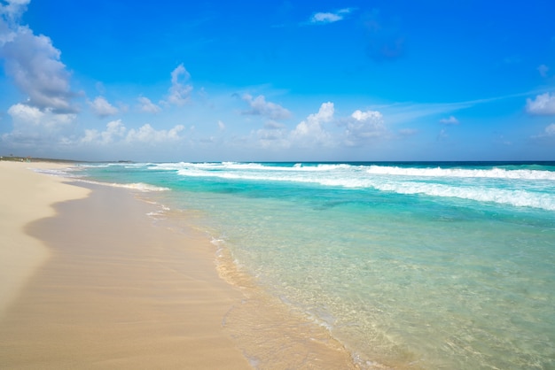 Cozumel island San Martin beach in Mexico