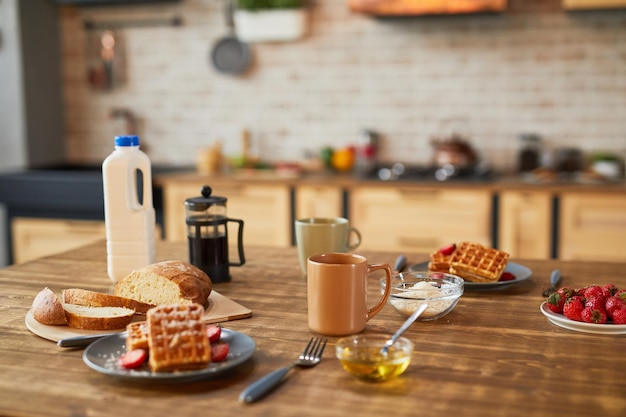 Cozy Breakfast Background