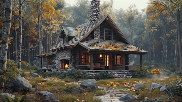 Cozy Cabin in the Woods