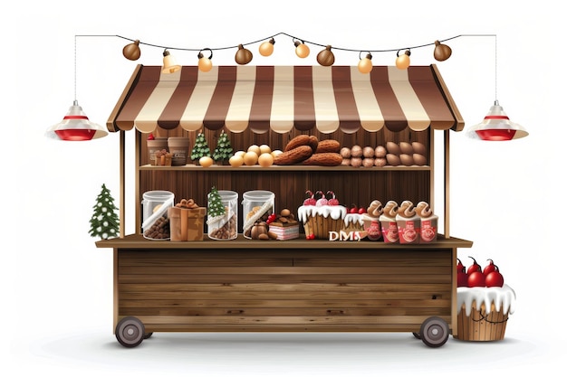 Cozy Christmas Market Hot Cocoa Stall