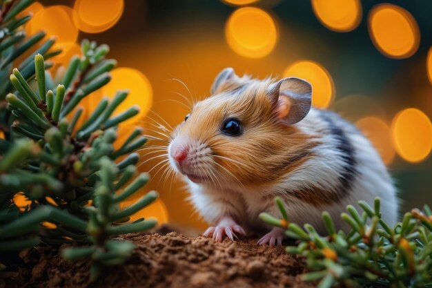 Cozy Hamster in Holiday Hideout