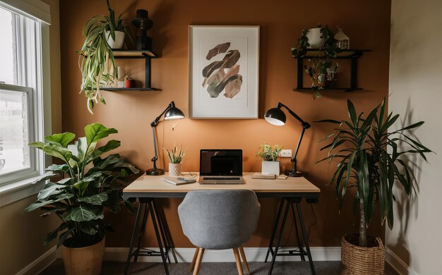 Photo cozy home offices comfortable and inviting workspaces