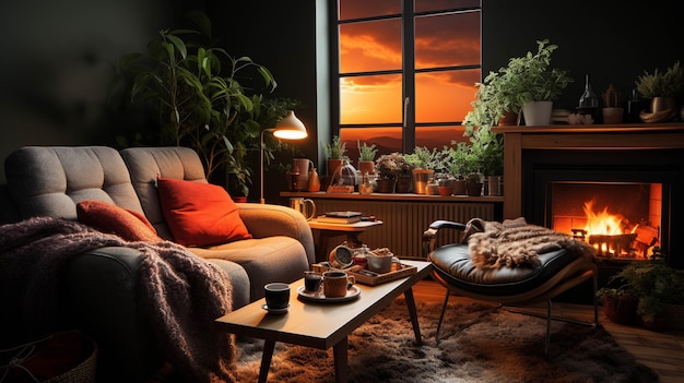 cozy indoors HD wallpaper photographic image