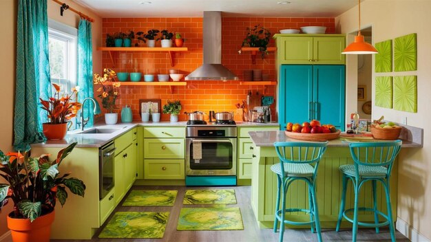 Cozy Kitchen with Bright Natural Hues 10