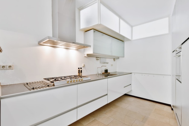 A cozy luxury kitchen in an elegant house