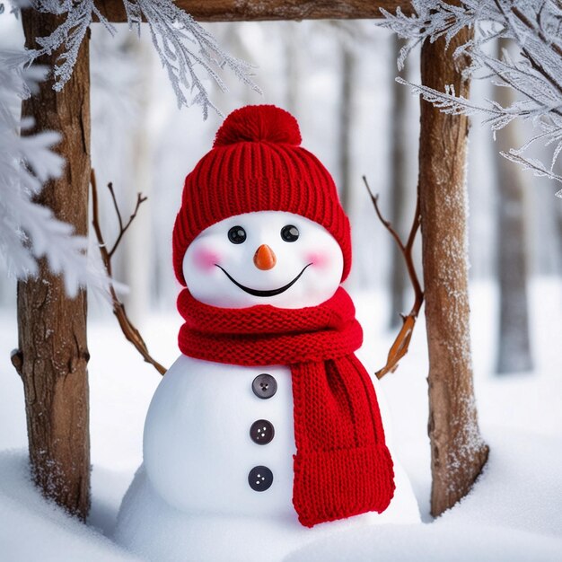 Cozy Winter Lantern in a Festive Snowy Village