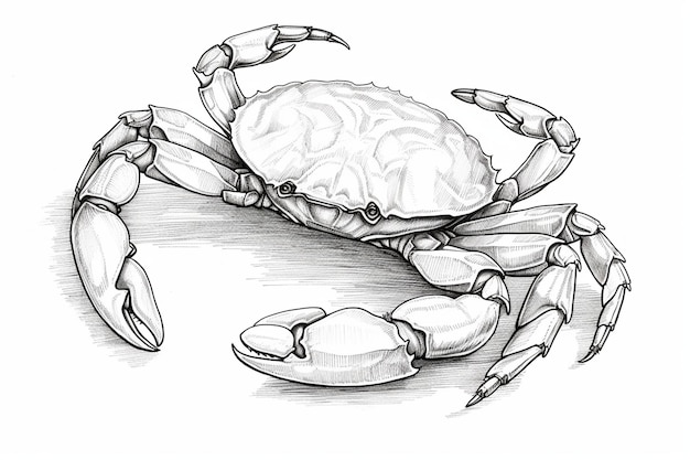 Photo crab drawing images background