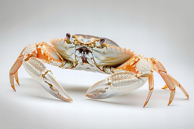 Crab isolated on a white background high quality high resolution