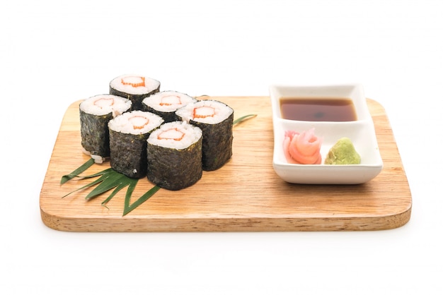  Crab stick maki sushi- japanese food style