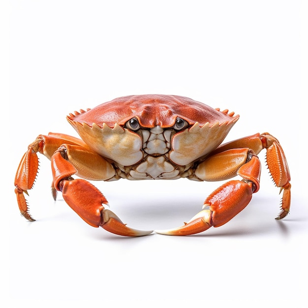 A crab with a big eye and a big smile on its face.