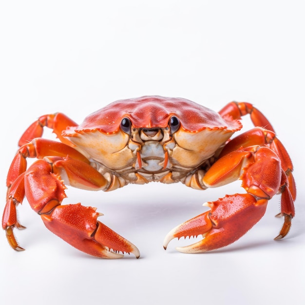 A crab with a white background and a white background.