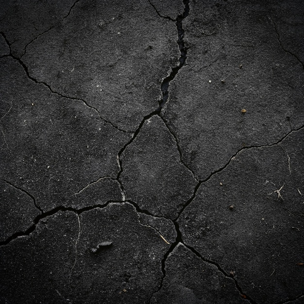 a crack in the ground has a crack in it