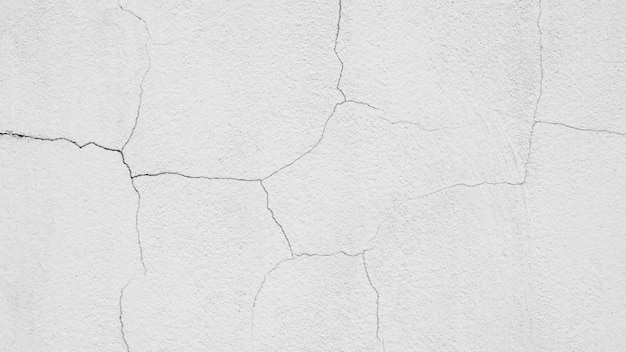 Crack white wall background