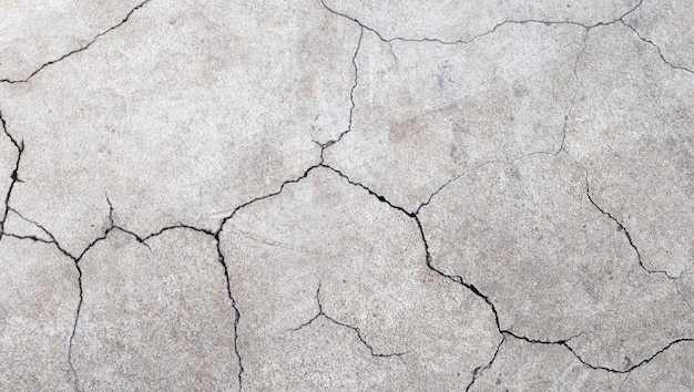 Cracked cement or concrete surface texture for background